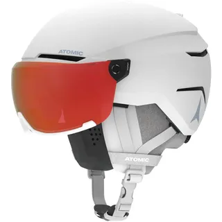 Atomic Savor Visor Photo Skihelm mit Visier - White Heather - Größe L