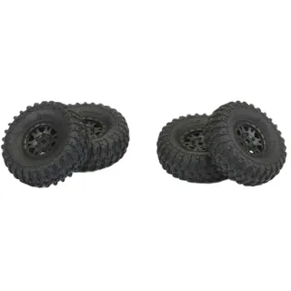 Pro Line Racing 1/24 Hyrax 1.0 ́ ́ 7mm Scx24 Rad 4 Einheiten - Black