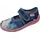 Hausschuh Einhorn Blau 32