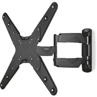 Hama TV-Wandhalterung schwenkbar, neigbar, ausziehbar (65") 35 kg 10 - 15° 220828 schwenk­bare, neig­bare, aus­zieh­bare Wand Halterung 180° bis 165,1 cm schwarz