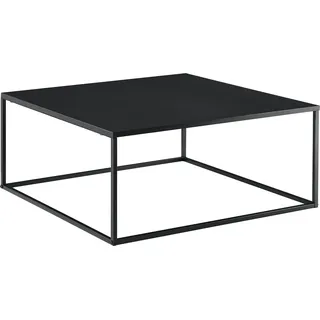 Couchtisch ’Lebus’ Metall 38 x 85 x 85 cm Schwarz - Schwarz