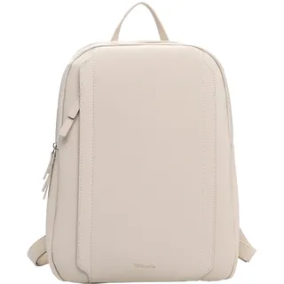 Rucksack TAMARIS "Rucksack TAS Kimi", Damen, Gr. B/H/T: 35cm x 39cm x 13cm, beige (beige 400), Obermaterial: 60% Polyurethan PU. 40% Polyester PES., Rucksäcke Rucksack