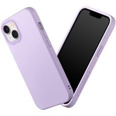 RhinoShield Case kompatibel mit [iPhone 14/13] | SolidSuit - Stoßdämpfende & schlanke Schutzhülle mit Premium Finish - 3.5 Meter Fallschutz - Violett