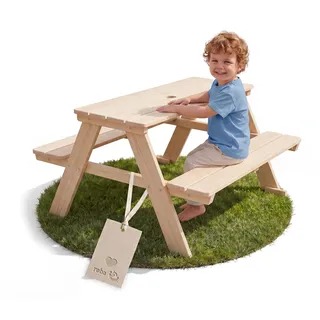 roba Garten-Kindersitzgruppe Outdoor+ natur", natur