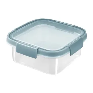 CURVER SMART FRESH ECO Frischhaltedose, transparent, Frischhaltebox aus 100% recyceltem Polypropylen, für umweltfreundliche Lagerung, Volumen: 0,9 Liter