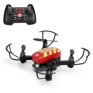 DICKIE RC-Nutzfahrzeug Feuerwehr-Drohne 12cm RTR rot