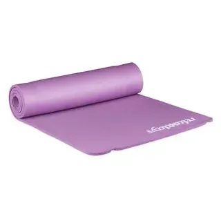 Relaxdays Yogamatte, violett 60,0 x 180,0 x 1,0 cm