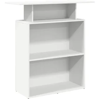 vidaXL Empfangstresen Weiß 100 x 40 x 104 cm Holzwerkstoff - Weiß