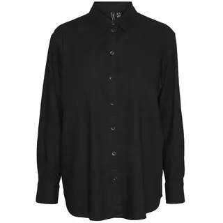 Vero Moda Linn Langarmhemd - Black - S