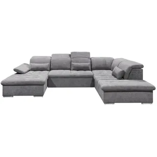 ed-lifestyle ED Lifestyle Wayne U Sofa 3-teilig Holzwerkstoff/Nosag