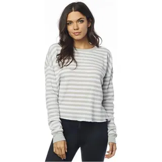 Fox Top Striped Out Ls Thermal Crop Xs