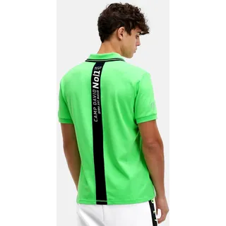 Camp David Poloshirt Game.Set.Match Kurzarmshirt mit Polokragen - Grün