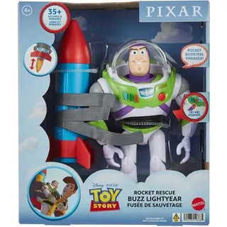 Disney Pixar Disney and Pixar Toy Story Rocket Rescue Buzz Lightyear, 3 Jahr(e), Mehrfarbig, Kunststoff