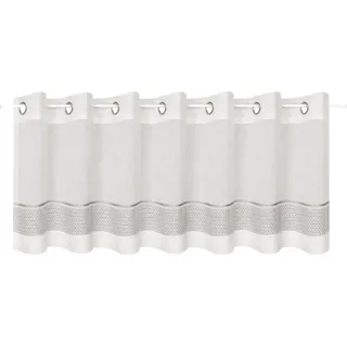 Gerster Scheibengardine »Janni« Ösen 1 Stk. tlg. SB-Ösenbistro "JANNI", grau