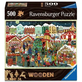 Ravensburger WOODEN Puzzle - Christmas Market