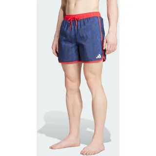 adidas Tom Daley Badeshorts - Semi Lucid Blue / Pure Ruby - M
