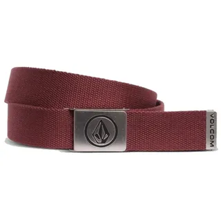 Volcom Cargo Gürtel Circle Web Belt rot