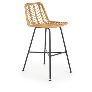 Eleganter Hocker H-97 für das Esszimmer und den Garten - Beige