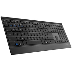 Bild von E9500M Multi-mode Wireless Keyboard schwarz, USB/Bluetooth, DE (18748)