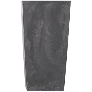 Prosperplast Urbi Square Effect Blumentopf Pflanzkübel Beton-Design Kunststoff (125mm, Anthrazit)