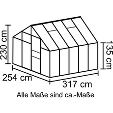 Bild von Merkur 8300 Alu smaragd grün HKP 6 mm 8,3 m2