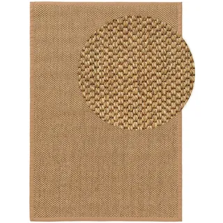 benuta pure Sisalteppich, Creme, Textil, Beton Optik, Rechteckig, 80x150 cm, Gots, für Fußbodenheizung geeignet, Teppiche , Böden, Teppiche