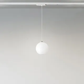 Moderne Aufhängung für Schienensystem Weiß Led Groß