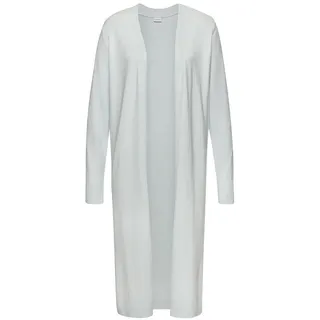 LASCANA LASCANA, Cardigan mit seitlichen Schlitzen, Longstrickjacke aus weichem Rippstrick, blau