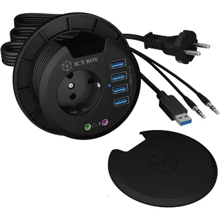 Icy Box Hub 4-Port IcyBox USB 3.0 IB-Hub1430 Tisch-Hub extern retail