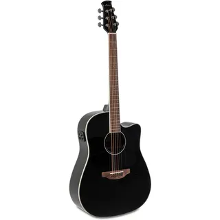 Applause E-Akustikgitarre Wood Classics AED96-5HG Black Gloss Electro
