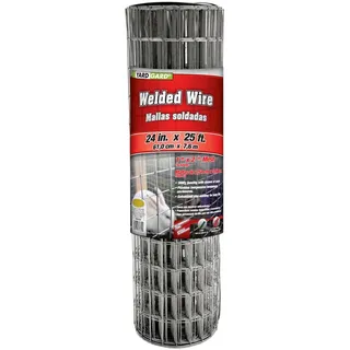 YardGard 309320 A 2,5 cm von 5,1 cm Mesh, 61 cm von 25 Fuß verzinktem geschweißter Draht Zaun