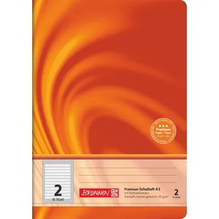 Brunnen 104570202 Premium-Schulheft DIN A5 Vivendi 16 Blatt, einfaches Heft