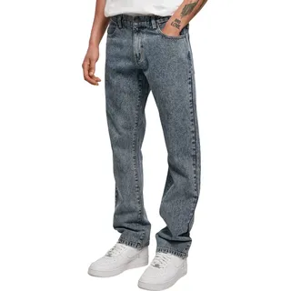 Urban Classics - Organic Straight Leg Denim Jeans acid - W30 - Blau