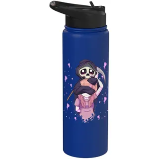 Pastell Goth Kawaii Anime Girl und Cute Reaper Teens Stainless Steel Insulated Water Bottle