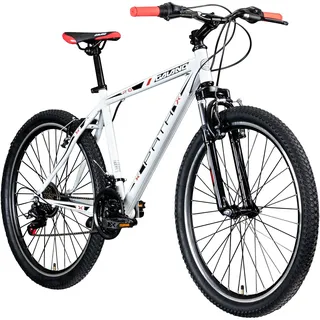 Galano Path 26 Zoll Hardtail Mountainbike 21 Gang Fahrrad MTB Weiß/Schwarz 46cm