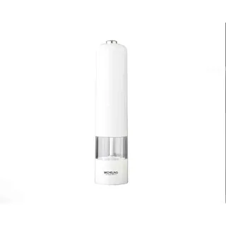 Michelino Elektrische Gewürzmühle Salz-/Pfeffermühle Grob- und Feinjustierung Weiß