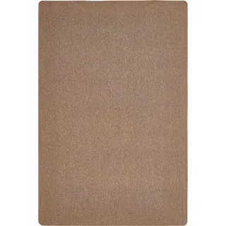 Andiamo Teppich Grotone - Webteppich für das Wohnzimmer Schlafzimmer Esszimmer und den Flur - pflegeleichter unempfindlicher Teppich für das Büro 160 x 240 cm Cognac