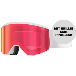 Atomic FOUR PRO M HD Skibrille I Mittelgroße Ski- & Snowboardbrille mit HD Scheibentechnologie für klare Sicht I Damen- & Herren-Ski-Brille mit Live Fit Rahmen für individuelle Passform