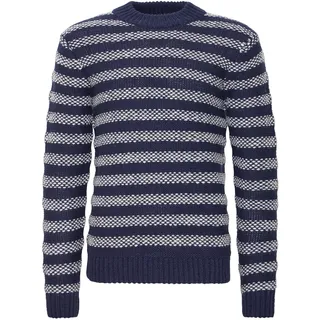 Strickfleece-Pullover CASUAL FRIDAY "Strickpullover CFKarl", Herren, Gr. XXL, blau (schwarz navy), Obermaterial: 80% Polyacryl PAN. 20% Wolle WO., Pullover Strickfleece-Pullover