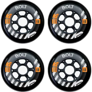 K2 URBAN Bolt 80MM 90A 4-Wheel Pack – Black – 30F3014