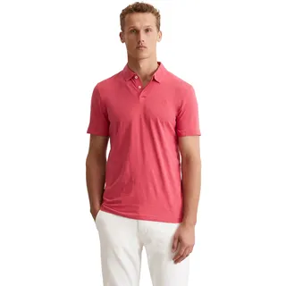 Marc O'Polo Poloshirt mit lebendiger, bewegter Oberfläche, pink