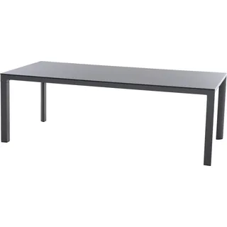 Siena Garden Gartentisch Silva Rechteckig HPL Ferrostone 100 cm x 220 cm
