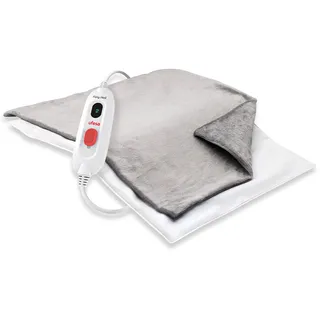 Ufesa Flexyheat EP Heizkissen 40x30cm, 100W, 3 Temperaturstufen, Abschaltautomatik, wasserdichtes Innenleben, waschbarer Bezug, grau