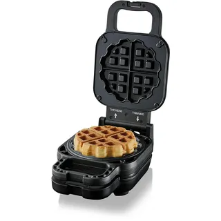 Cloer Waffelkucheneisen Bubble Schwarz