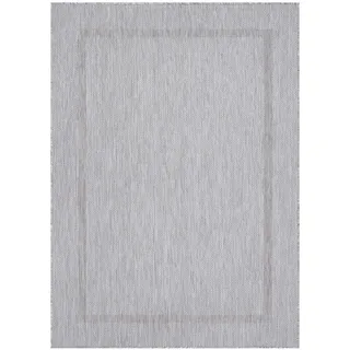 Novel Flachwebeteppich Relax Silberfarben ca. 200x290cm