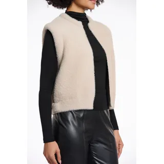 Rino & Pelle Kurzweste »ELONA« mit Bündchen, grau