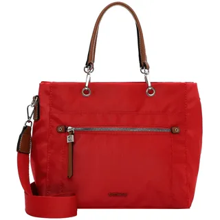 Shopper EMILY & NOAH "Shopper E&N Esther", Damen, Gr. B/H/T: 31cm x 28cm x 14cm 0, rot (rot 600), Polyester, Taschen Shopper