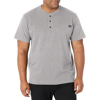 Dickies Herren Schweres Henley Heavyweight Henley Big-Tall (1er Pack)