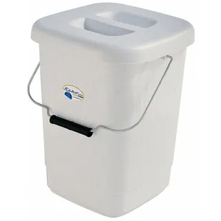 teko bekaform Viereck-Deckeleimer 9L granit, blau