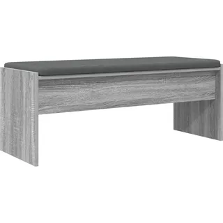 Flurbank mit Kissen Graues Sonoma 103 x 38 x 40 cm - Grau